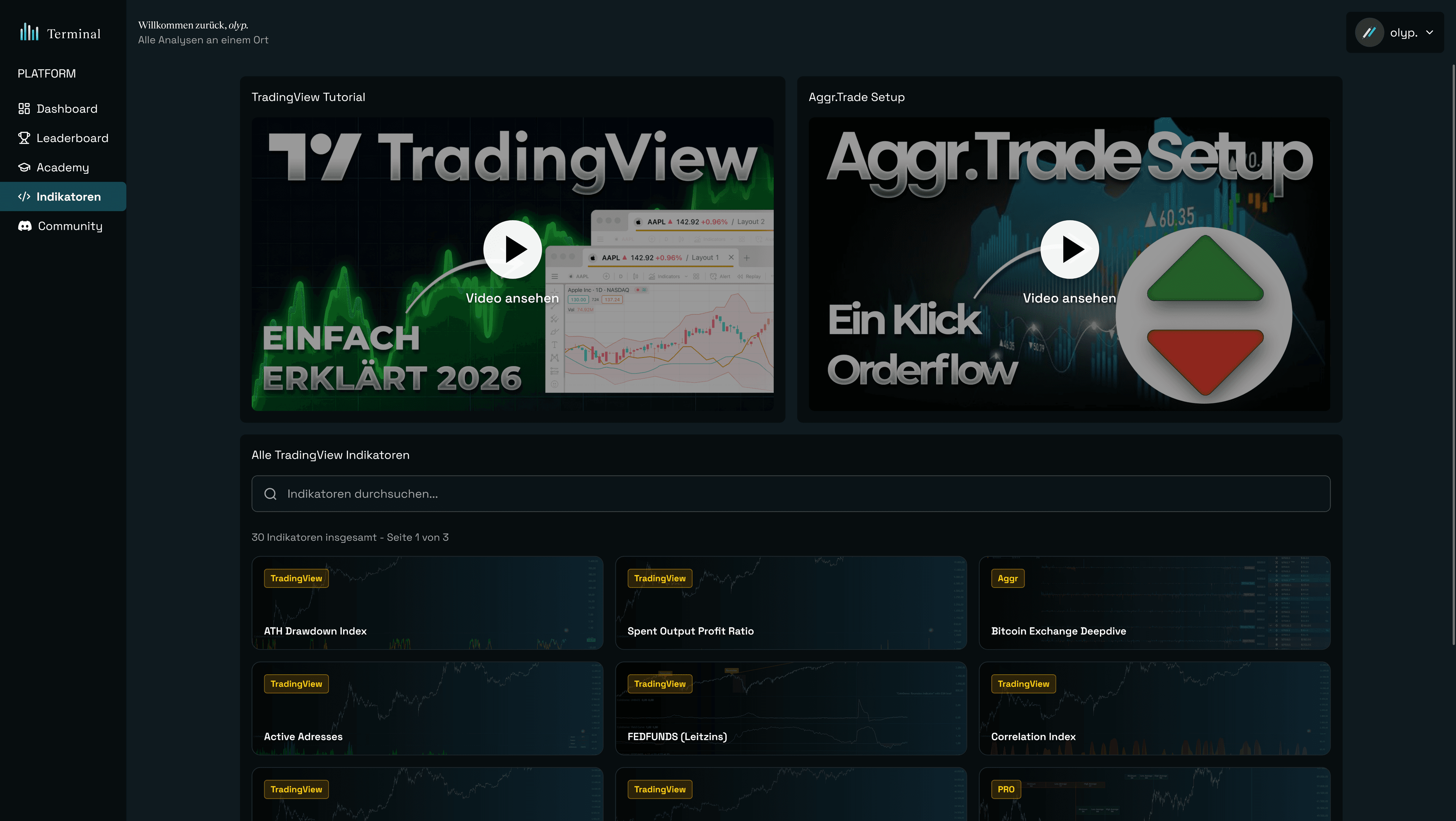 Coindome Website in der Desktop-Ansicht